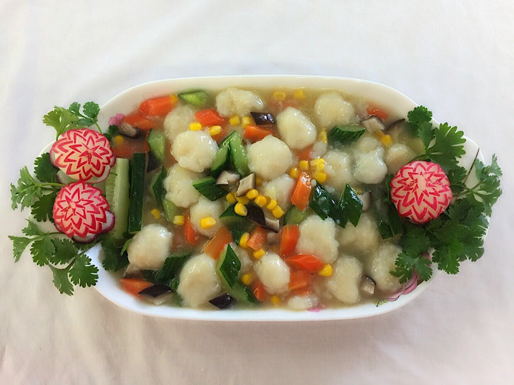五彩鱼丸